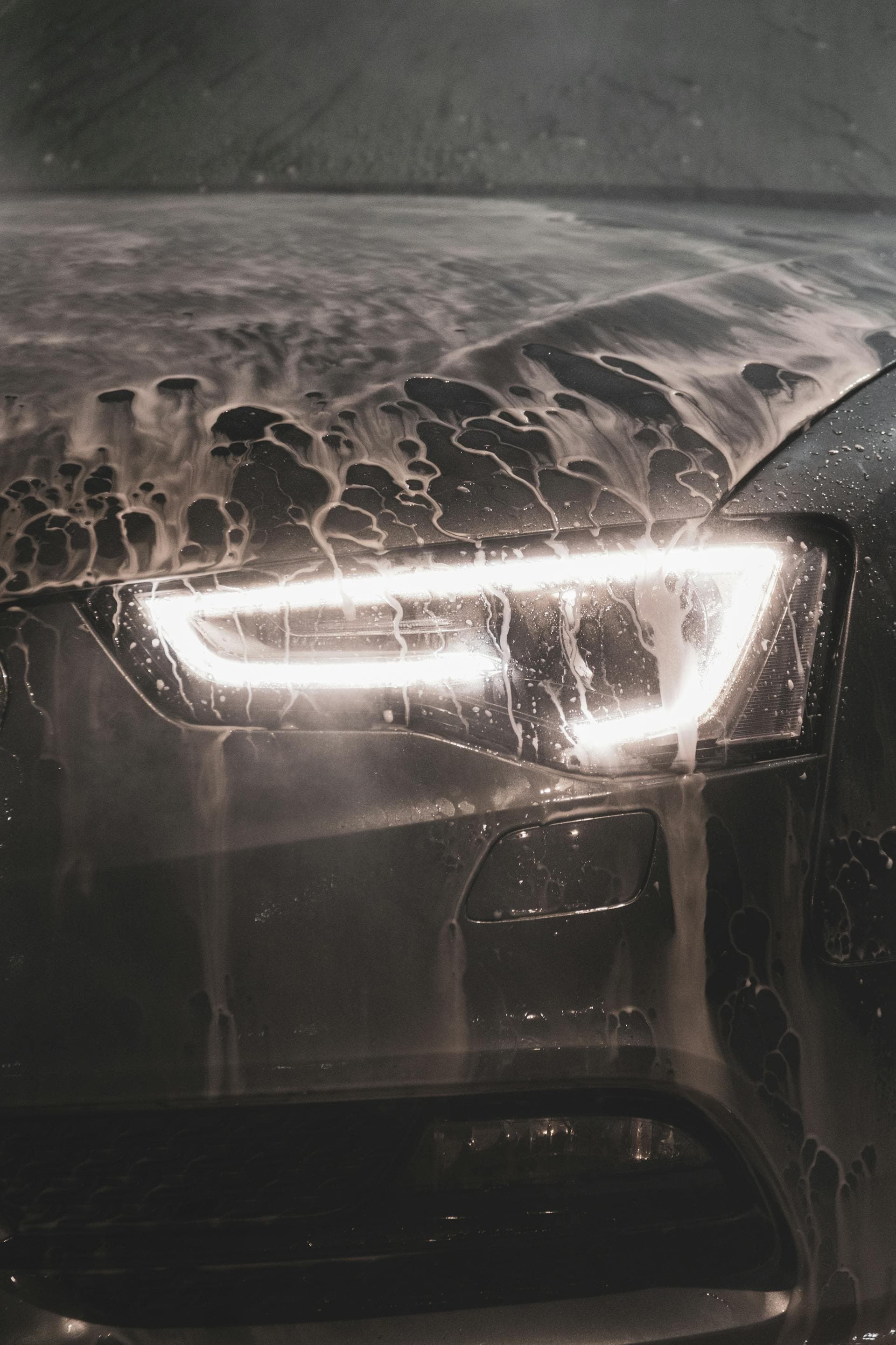 Audi A5, pre-wash