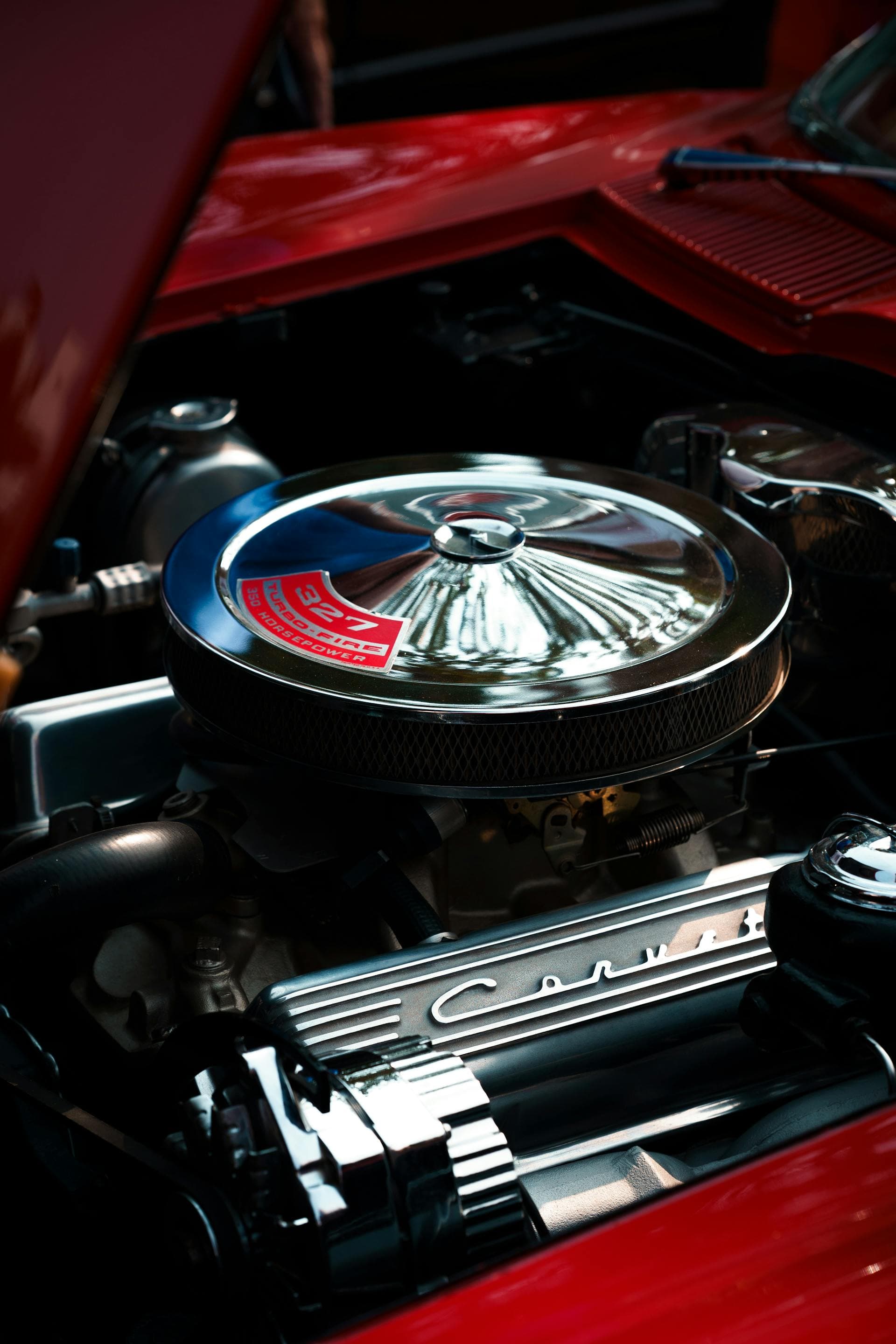 Corvette C1, engine bay