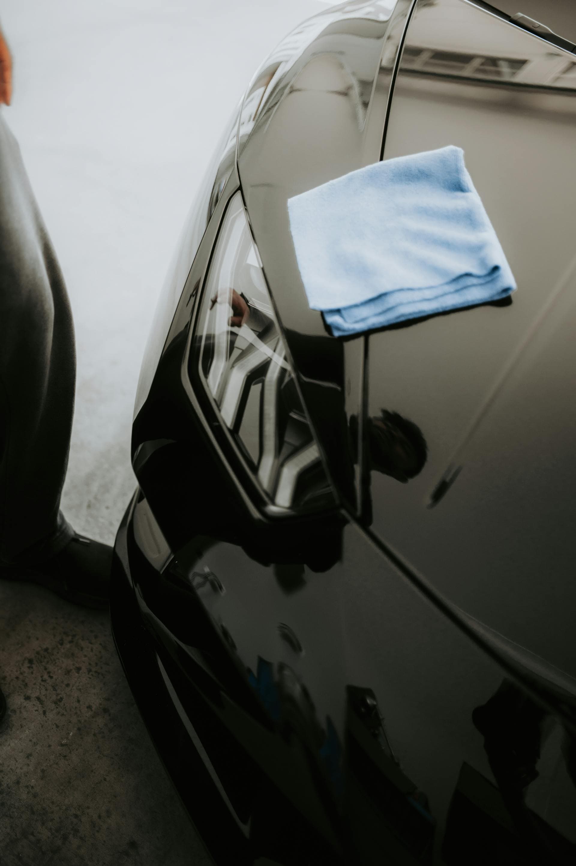 Panel wipe after polishing