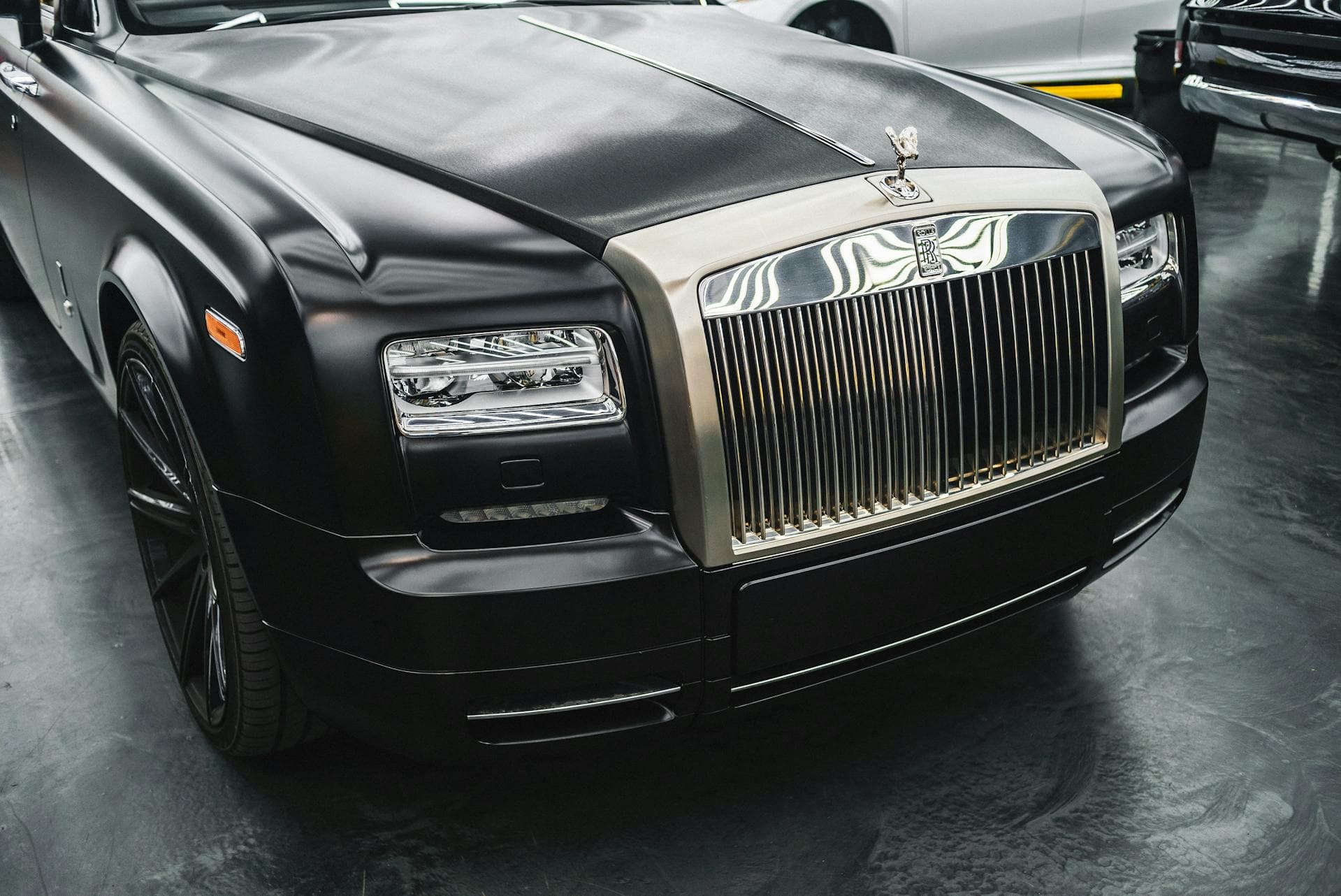 Rolls-Royce Phantom in the workshop
